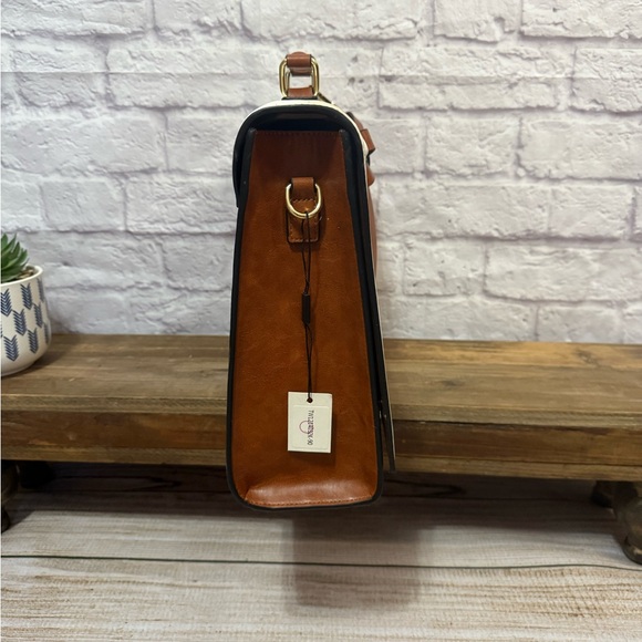 Telena Laptop Tote Bag for Women, Shoulder Leather Briefcase NWT Waterproof - Picture 5 of 11